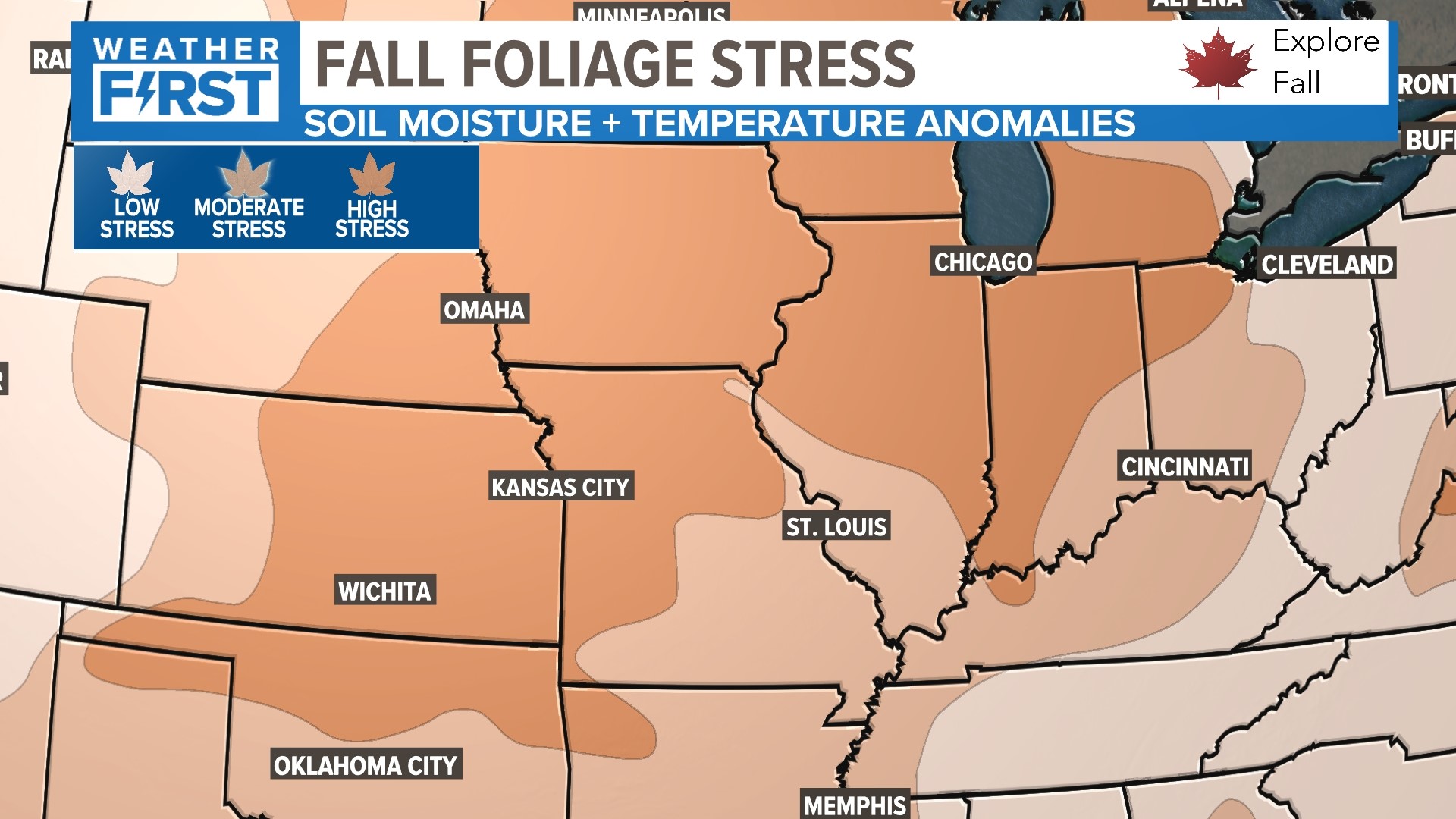 Fall Foliage Map Forecast For The St Louis Area Ksdk