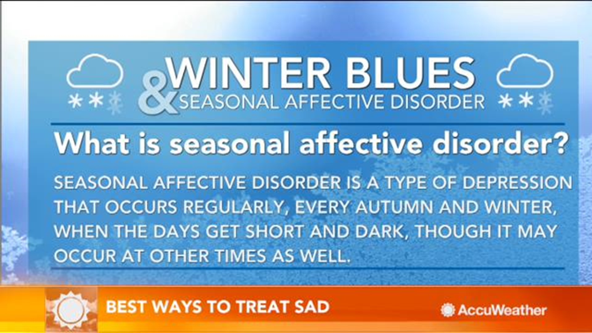 Using light therapy to treat SAD