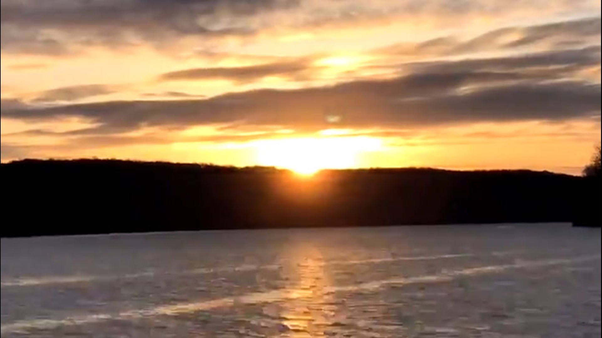 Excited about Friday and the weekend? Treat yourself to this stunning sunrise captured in a time-lapse video over the river in Higganum, Connecticut, on March 5.
