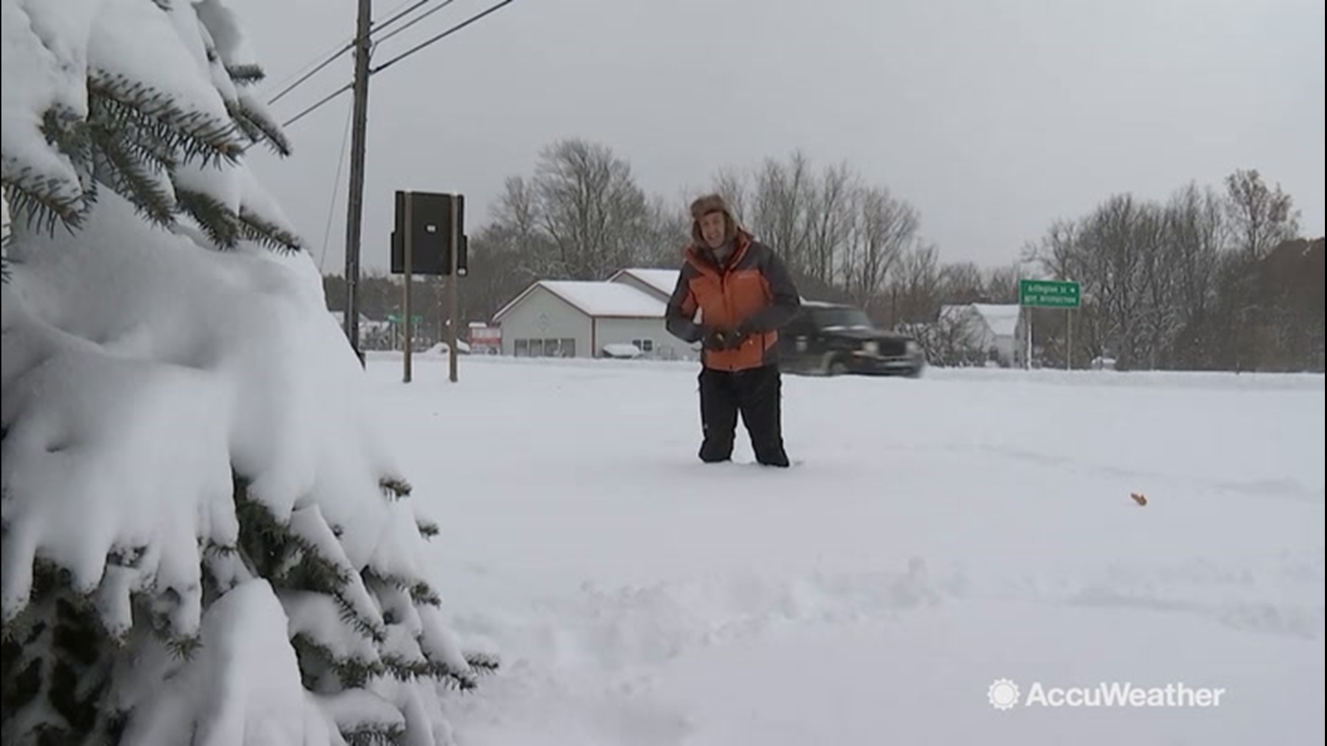 Over 20 inches of snow for some Michigan communities in 24 hours