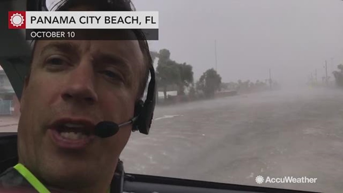 Reed Timmer reports significant flooding and damage after Michael makes