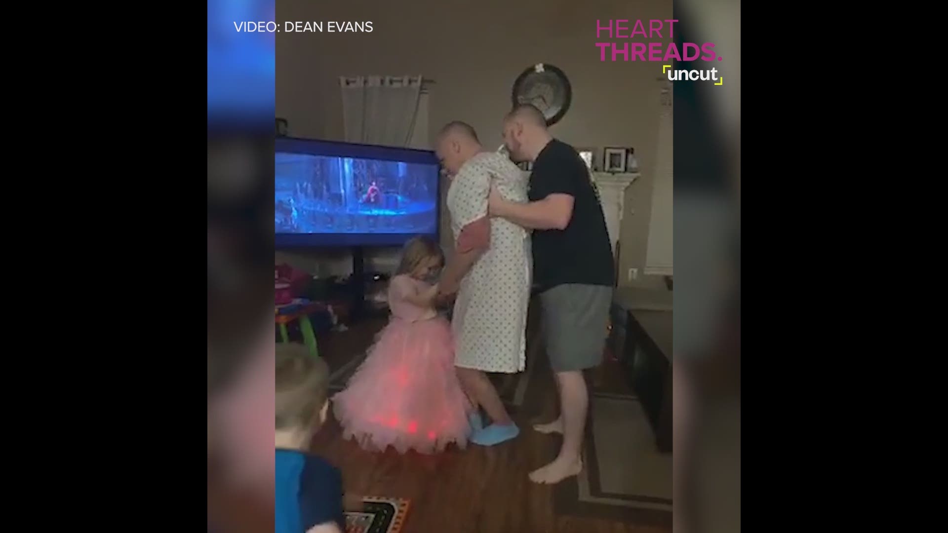 A girl and her grandfather with Alzheimer's shared a heartwarming dance together. Video courtesy of Dean Evans.