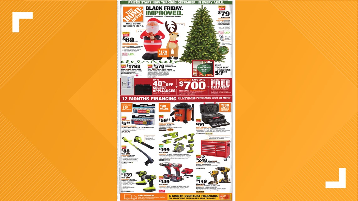 Home Depot releases 2020 Black Friday ad with extended shopping | www.semashow.com