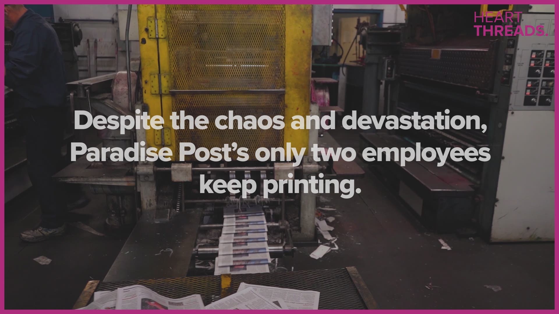 Since the fire, the two-staff team has been been hand delivering the newspaper to Paradise locals at evacuee shelters, hotels, trailers and wherever their readers may be residing.