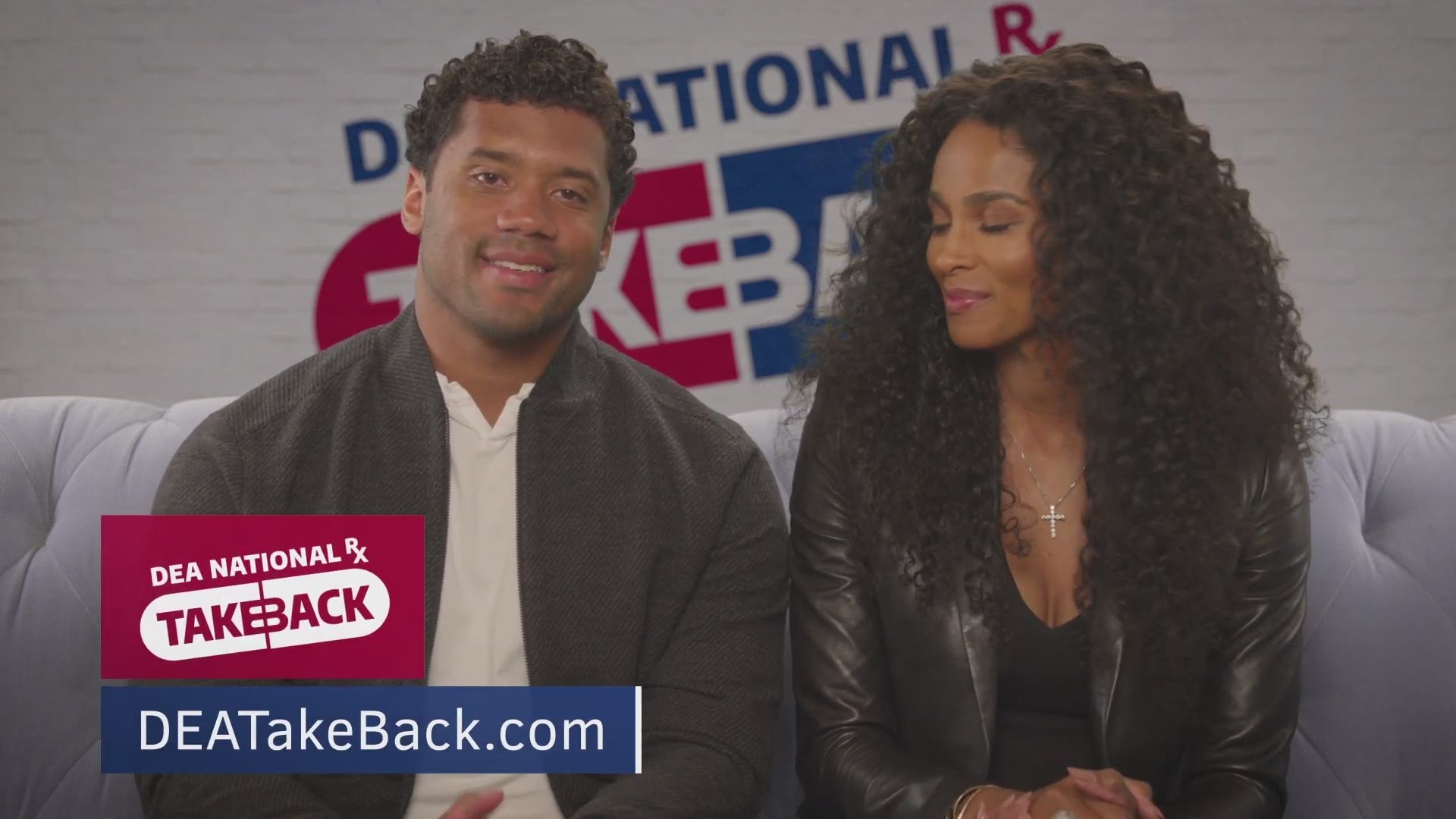 Seattle Seahawks quarterback Russell Wilson and singer Ciara join the DEA in urging people to dispose of prescriptions on Drug Take Back Day.