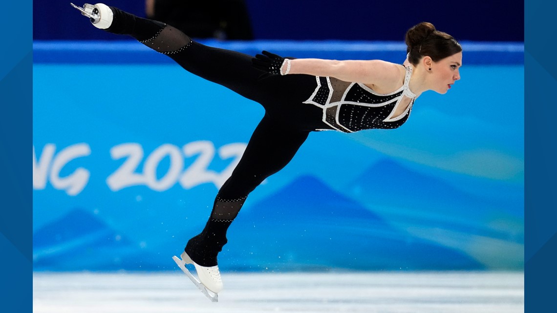 One woman wore pants in figure skating at Beijing Olympics
