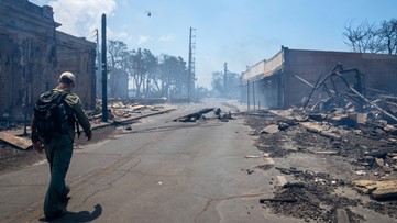 Devastation comes to light as Maui residents slowly return to charred remains of historic town