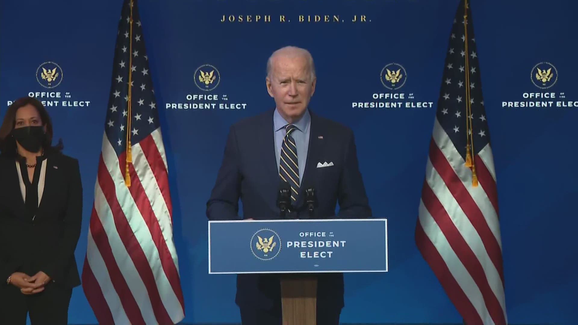 Joe Biden addresses the Christmas Day bombing in Nashville, Tennessee.