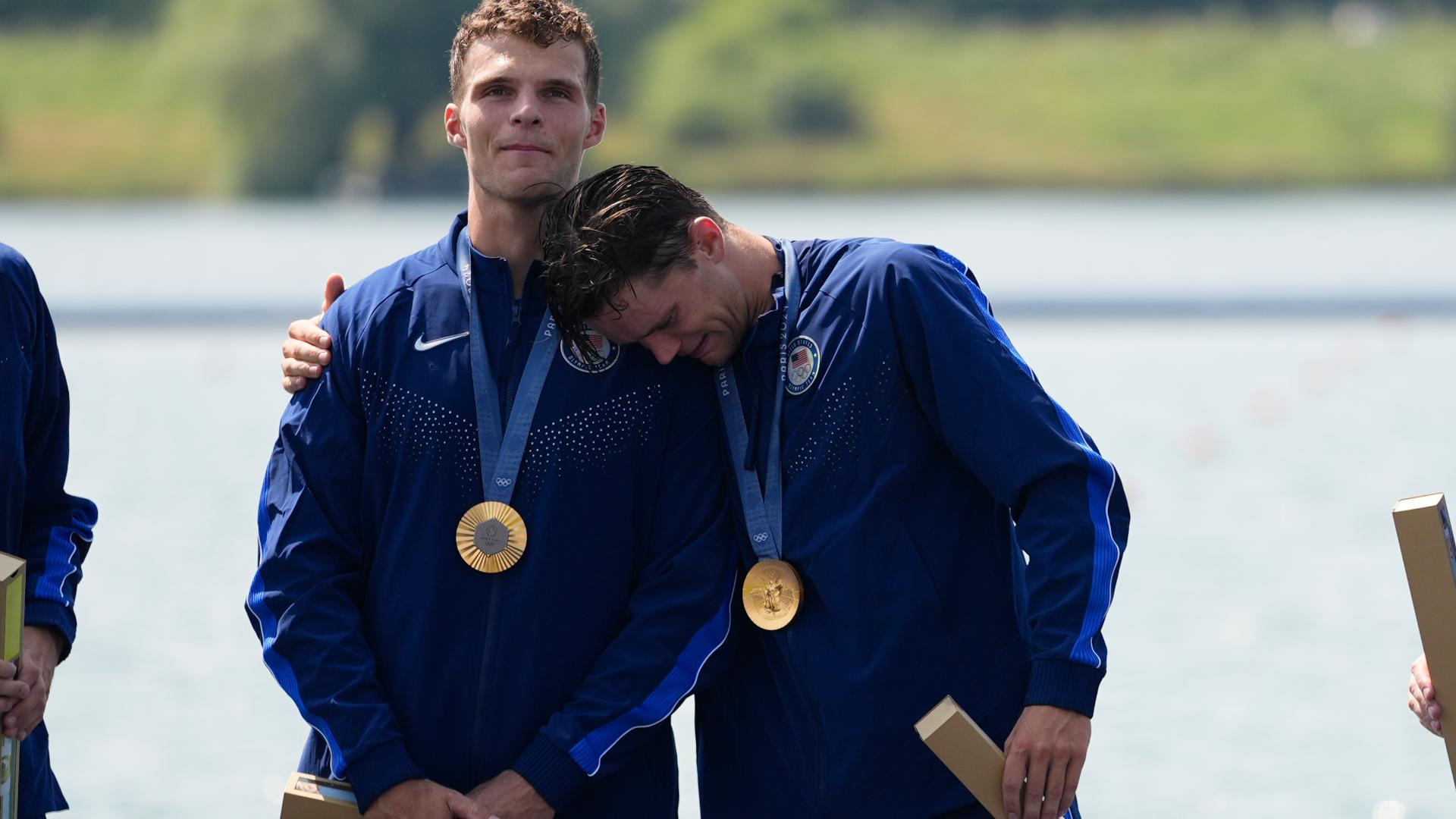 US rowing team wins gold in men's four, first time in 64 years