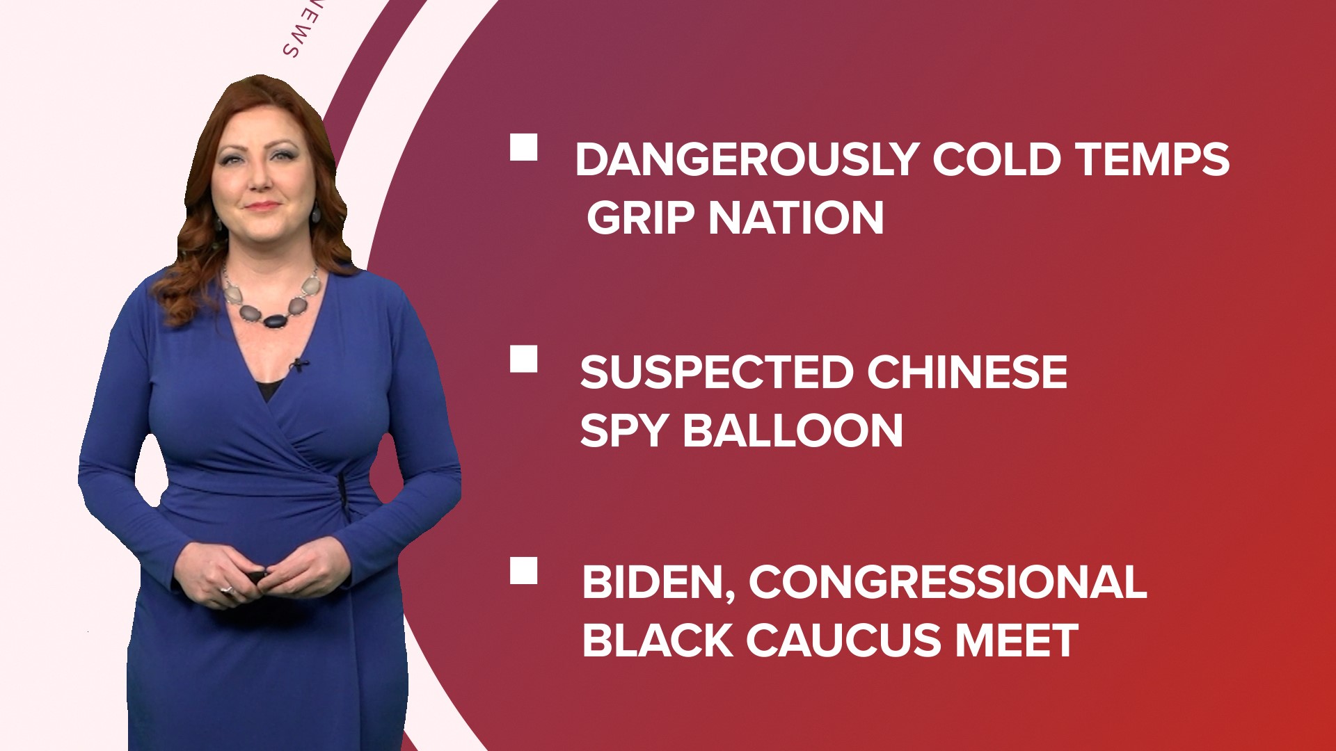 A look at what is happening in the news from the dangerously cold temps to national police reform and a suspected Chinese spy balloon.