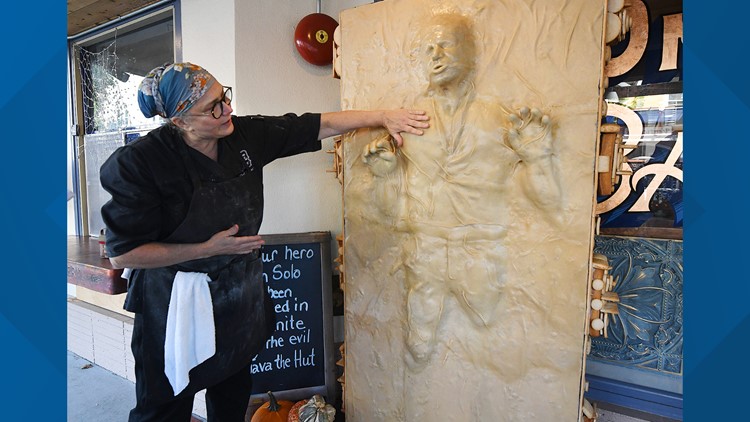 California bakery creates life-sized Han Solo out of bread