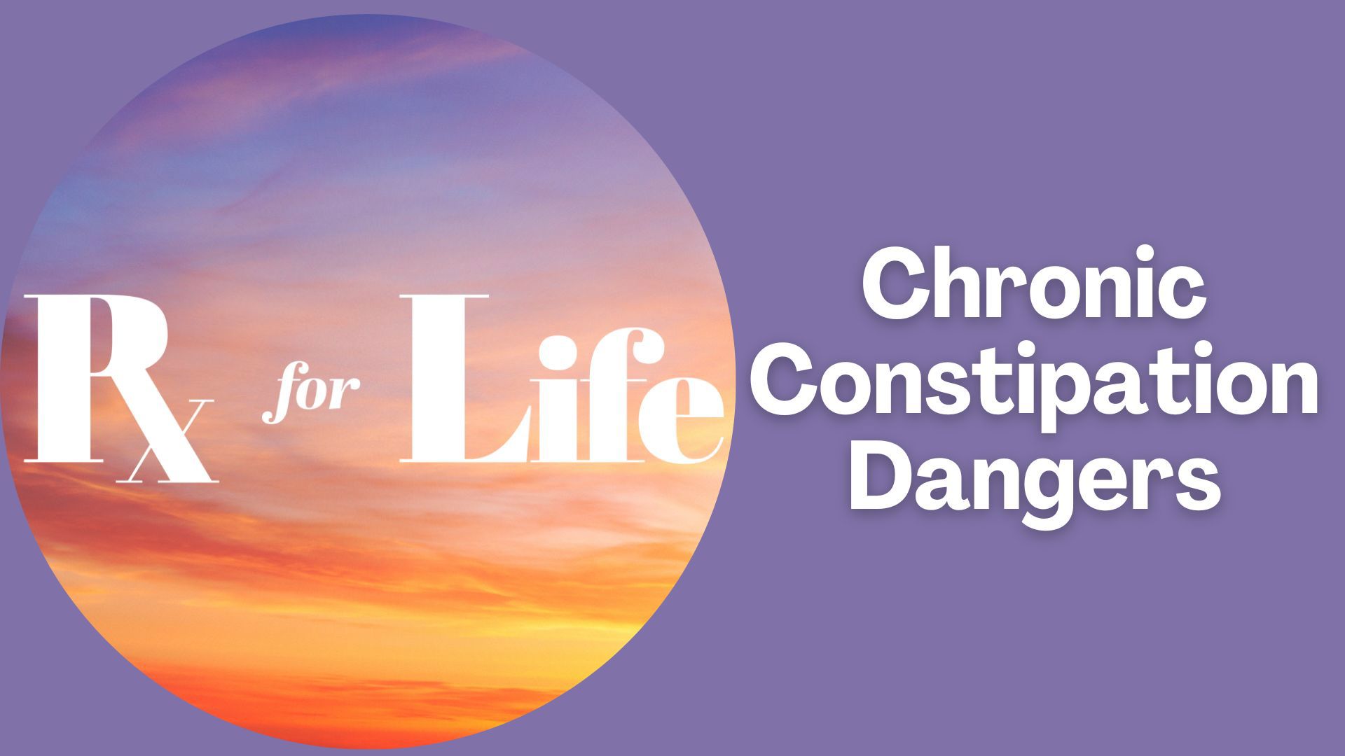 Constipation is a topic not many want to discuss, but it happens more often than you think. Monica Robins talks with an expert on the danger of chronic constipation.