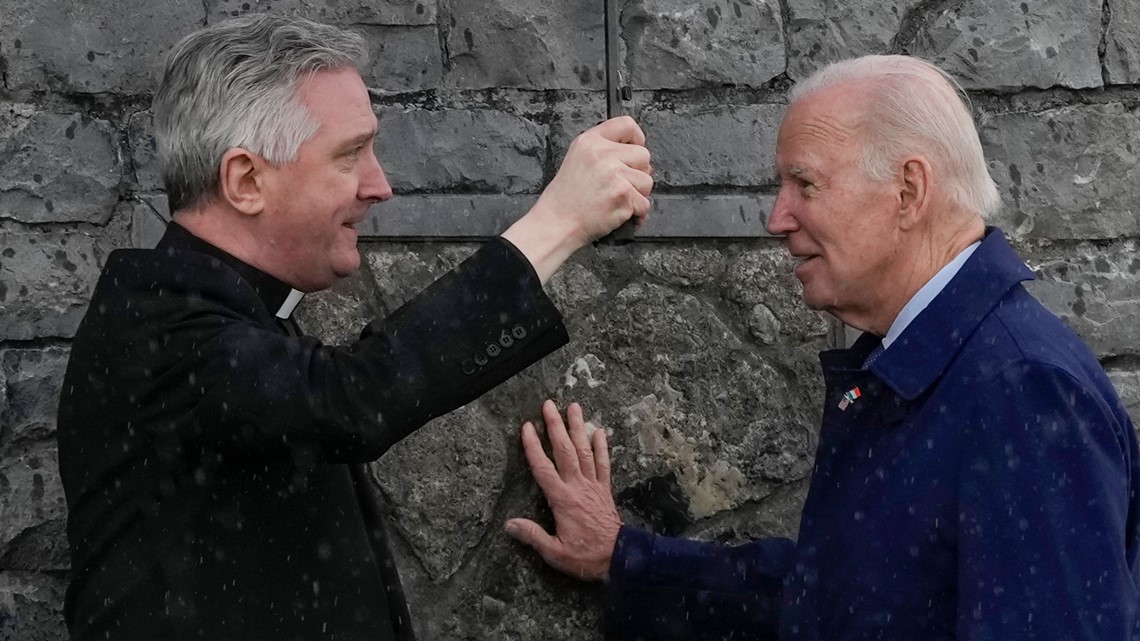 Biden Meets Priest Who Gave Beau Last Rites At Irish Shrine | Ksdk.com