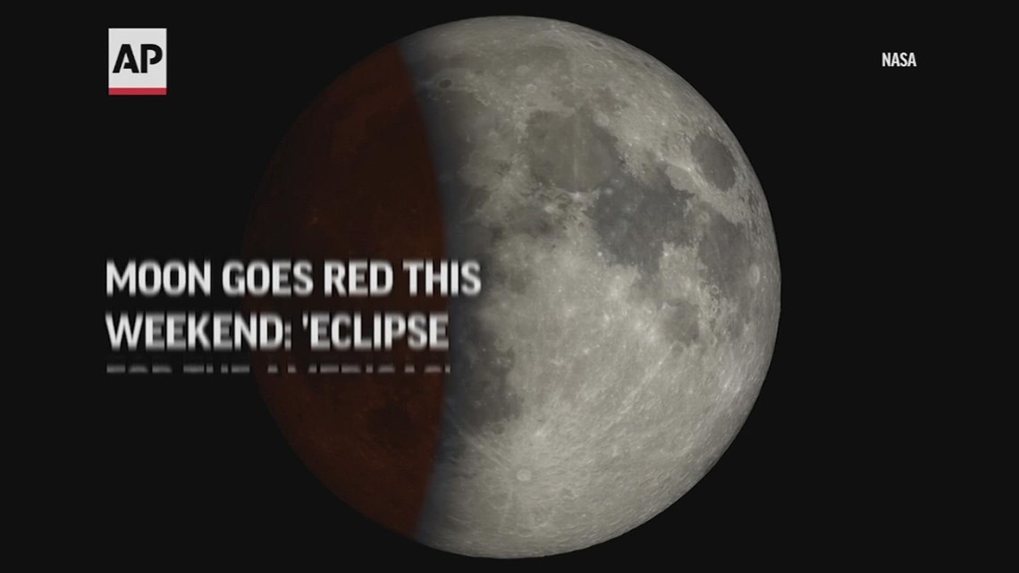 Moon goes red this weekend: Lunar eclipse for Americas