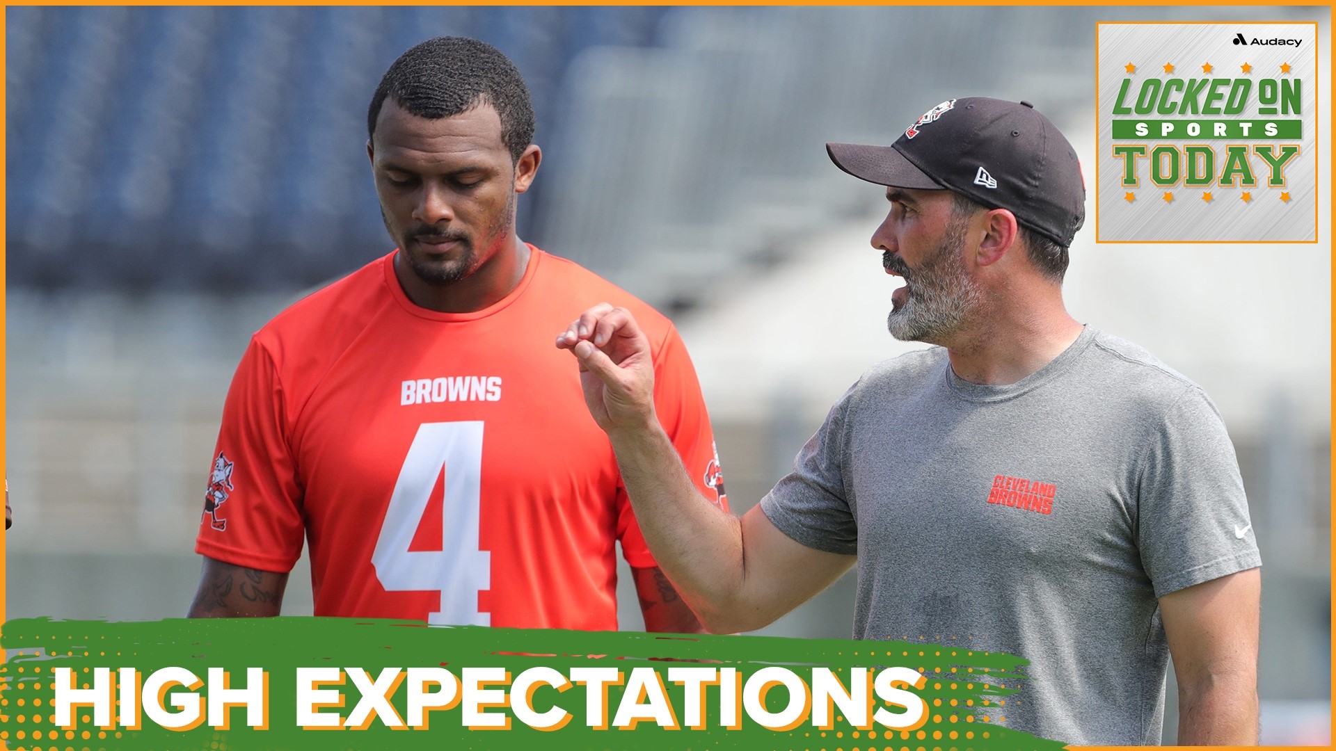 Discussing the day's top sports stories from Deshaun Watson preparing to play Sunday for the Browns to a look at the best wide receivers in the NFL.