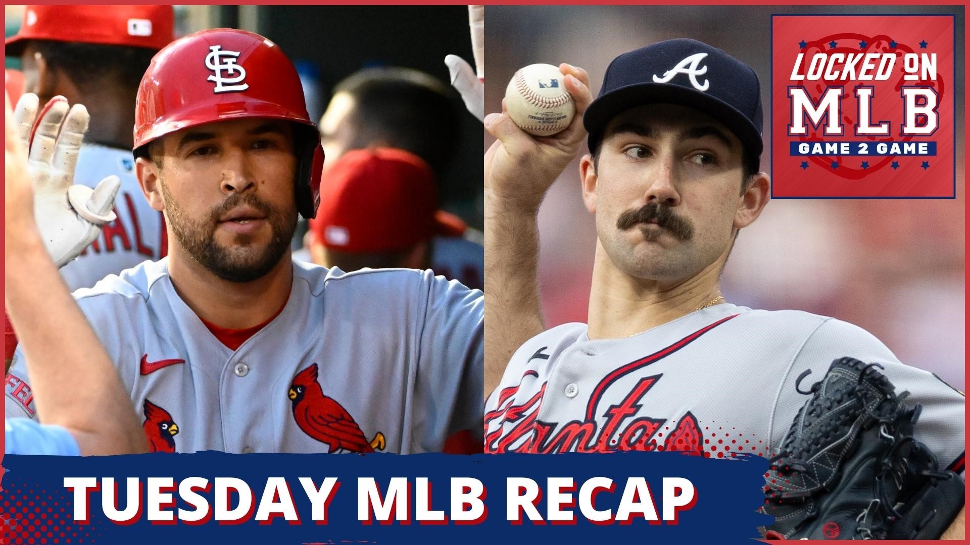 The latest in the MLB from the Braves winning a battle against the Phillies to the Orioles beating the Rays.