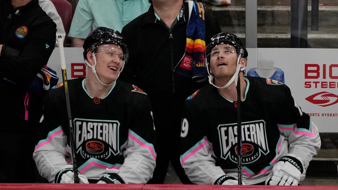 Tkachuk and Hughes brothers make Team USA men's hockey a family affair