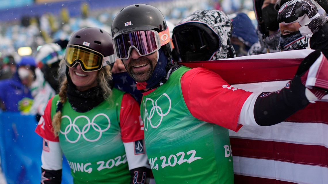 USA wins mixed team snowboardcross gold at Winter Olympics