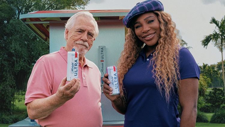 Serena Williams, Brian Cox star in 'Caddyshack'-inspired Super Bowl ad for Michelob Ultra