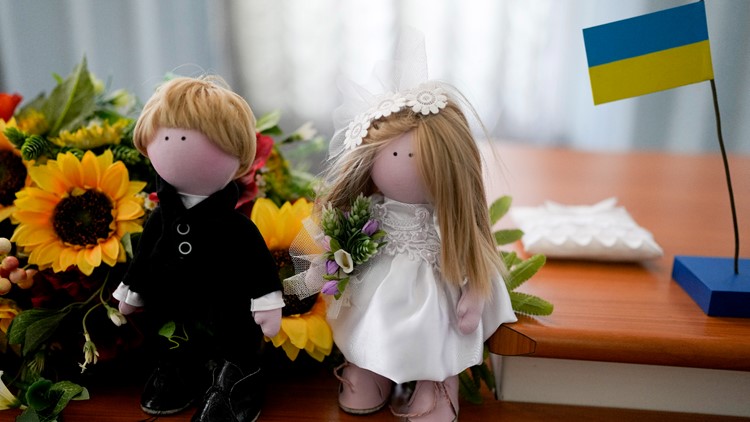 In Ukraine, war is turning love into marriages: 'We don't know what will happen tomorrow'