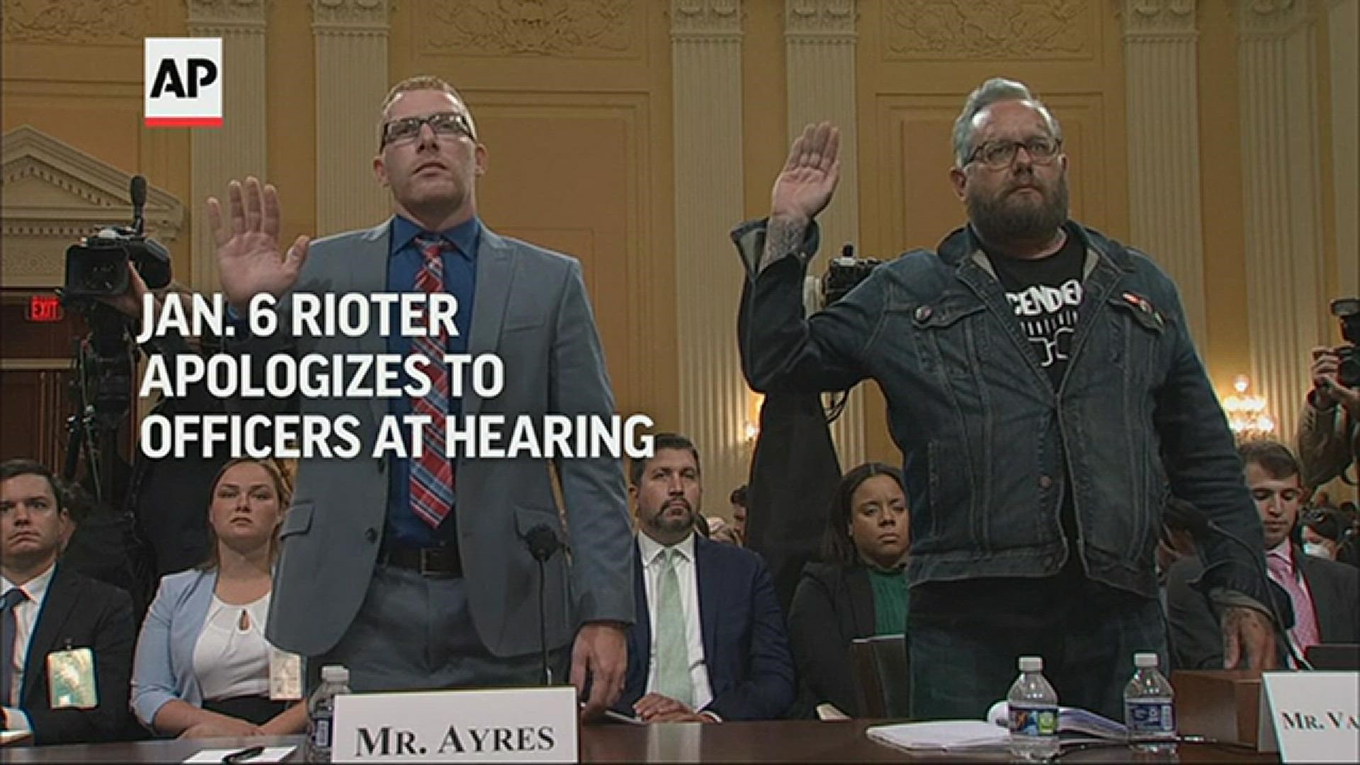 The House Jan. 6 Committee heard testimony Tuesday from two rioters who participated in the insurrection and insisted they were following calls from Trump.