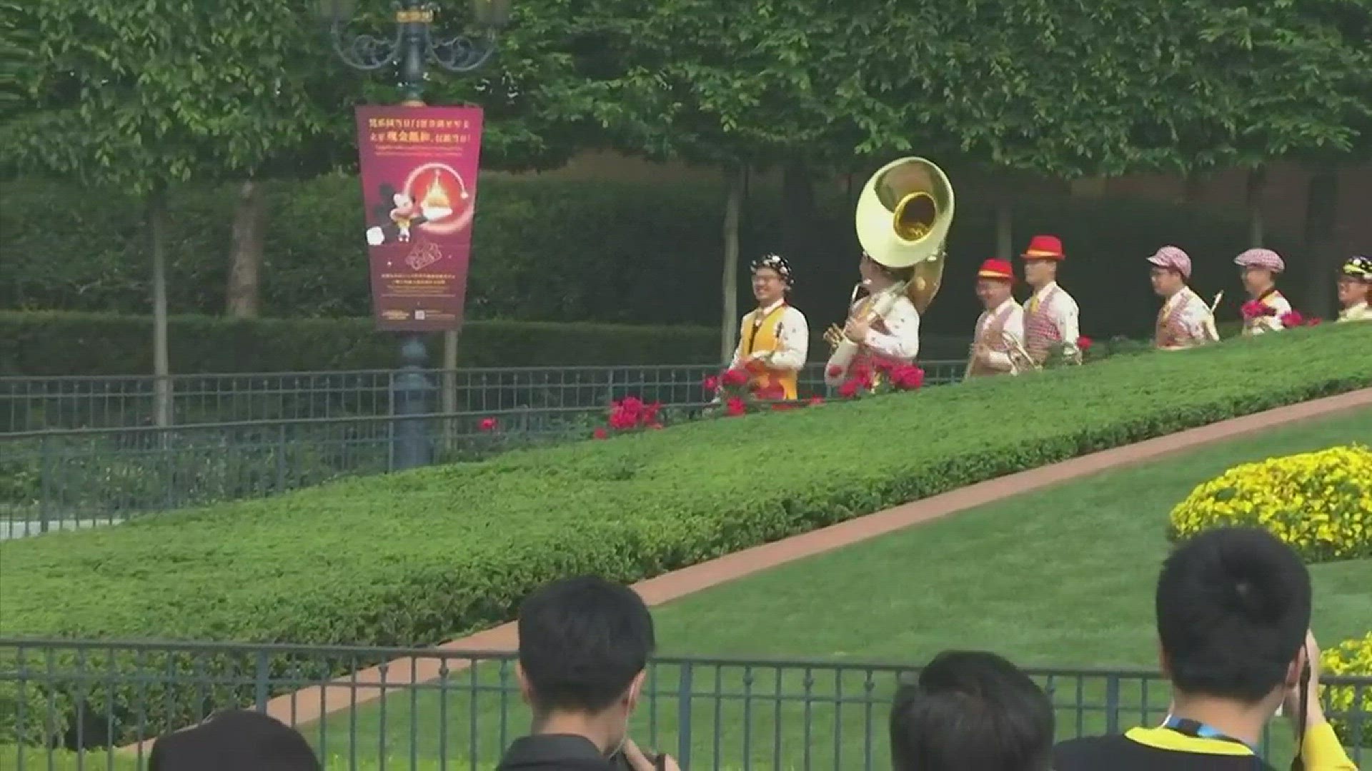 The Disneyland in China reopens to the public Monday after it closed to help stop the spread of COVID-19. It'll be implementing social distancing and more cleaning.