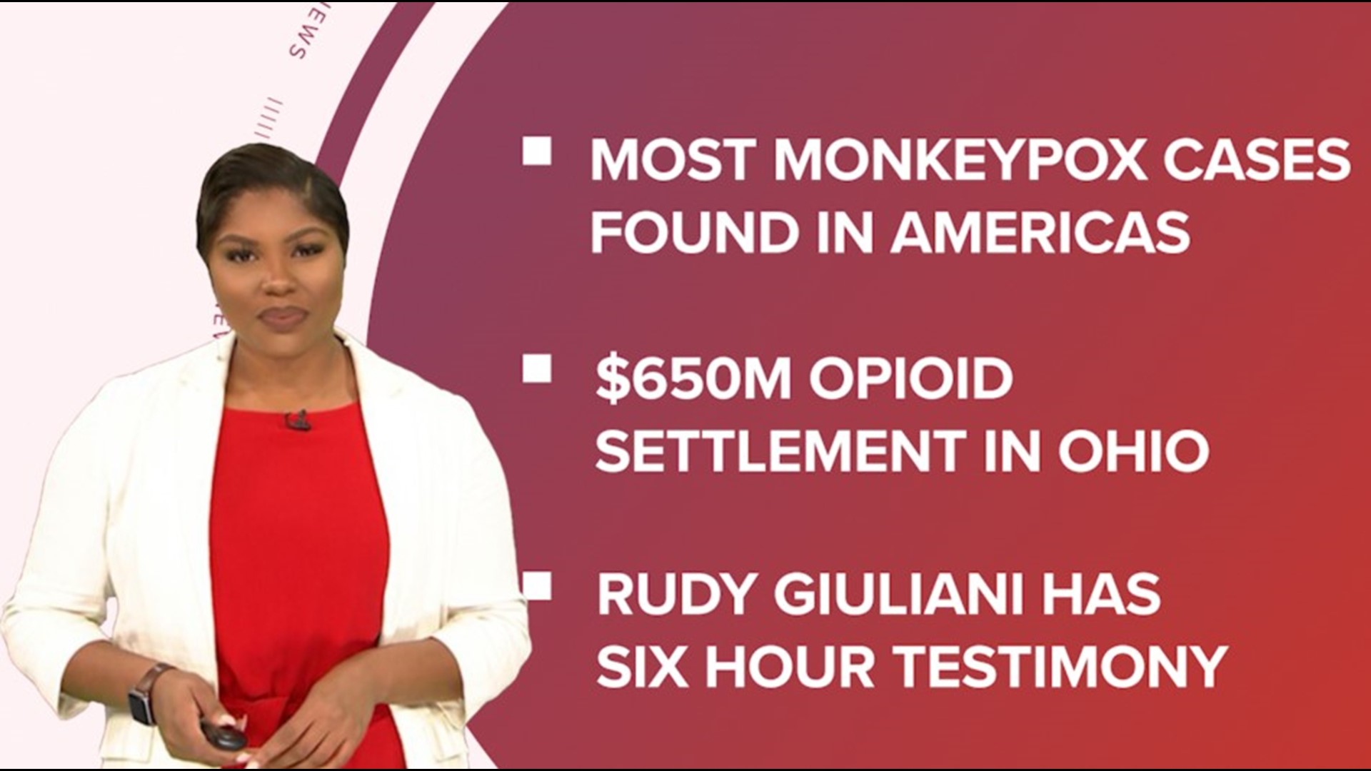 A look at what is happening across the US from Rudy Giuliani giving testimony for six hours to CDC reorganizing and Airbnb using 'anti-party' technology.