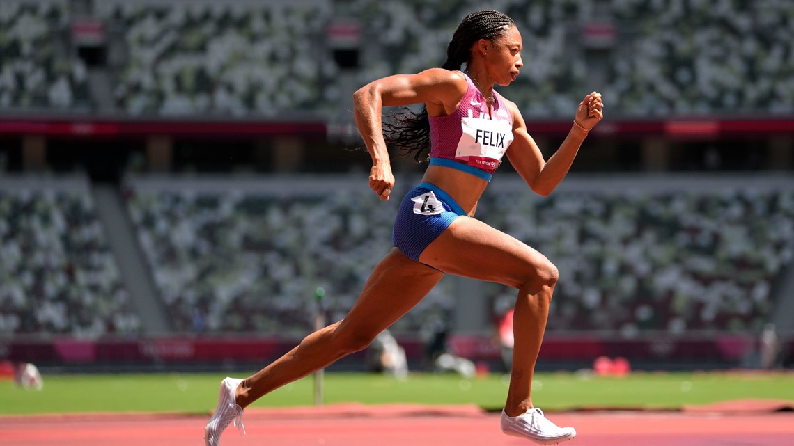 Allyson Felix goes from eating hot wings in retirement to searing track  comeback, World Athletics Championships