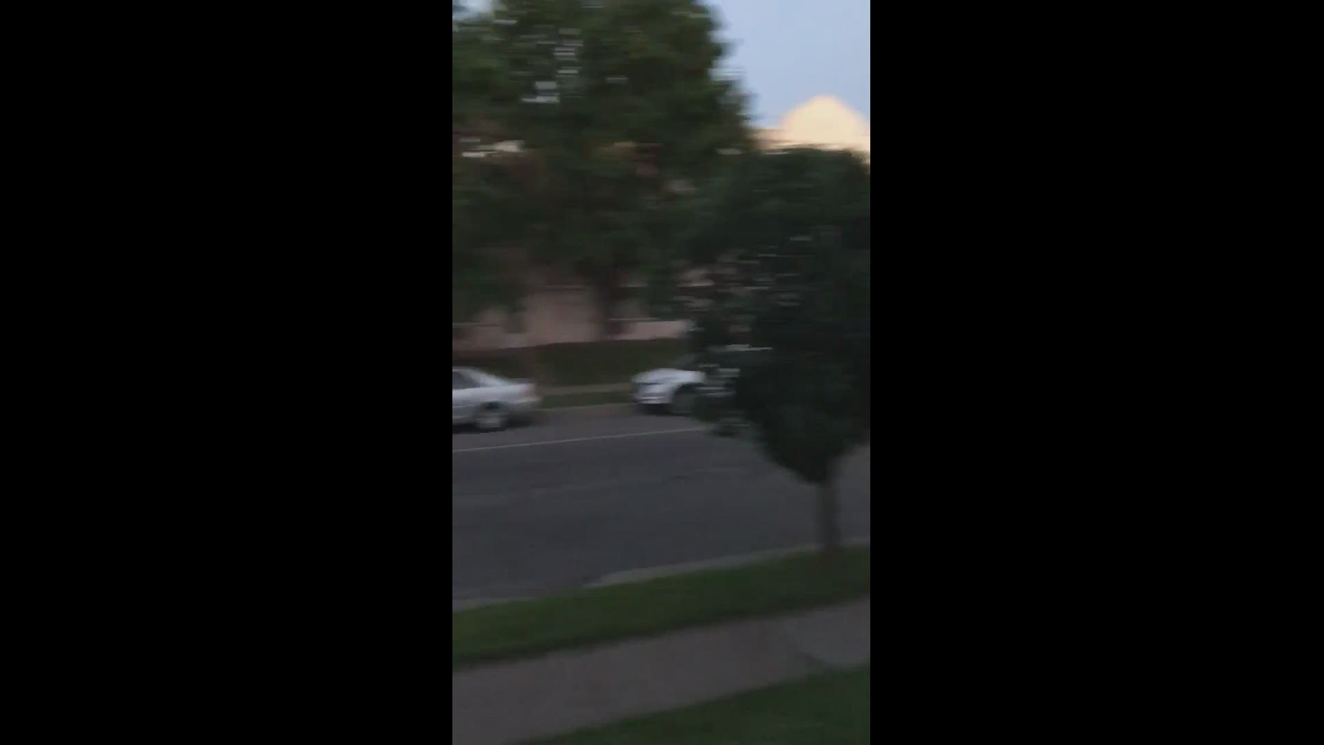 Video contains some adult language. Law enforcement officers shot paint canisters along a Whittier street May 30, 2020. Video provided by Tanya Kerssen.