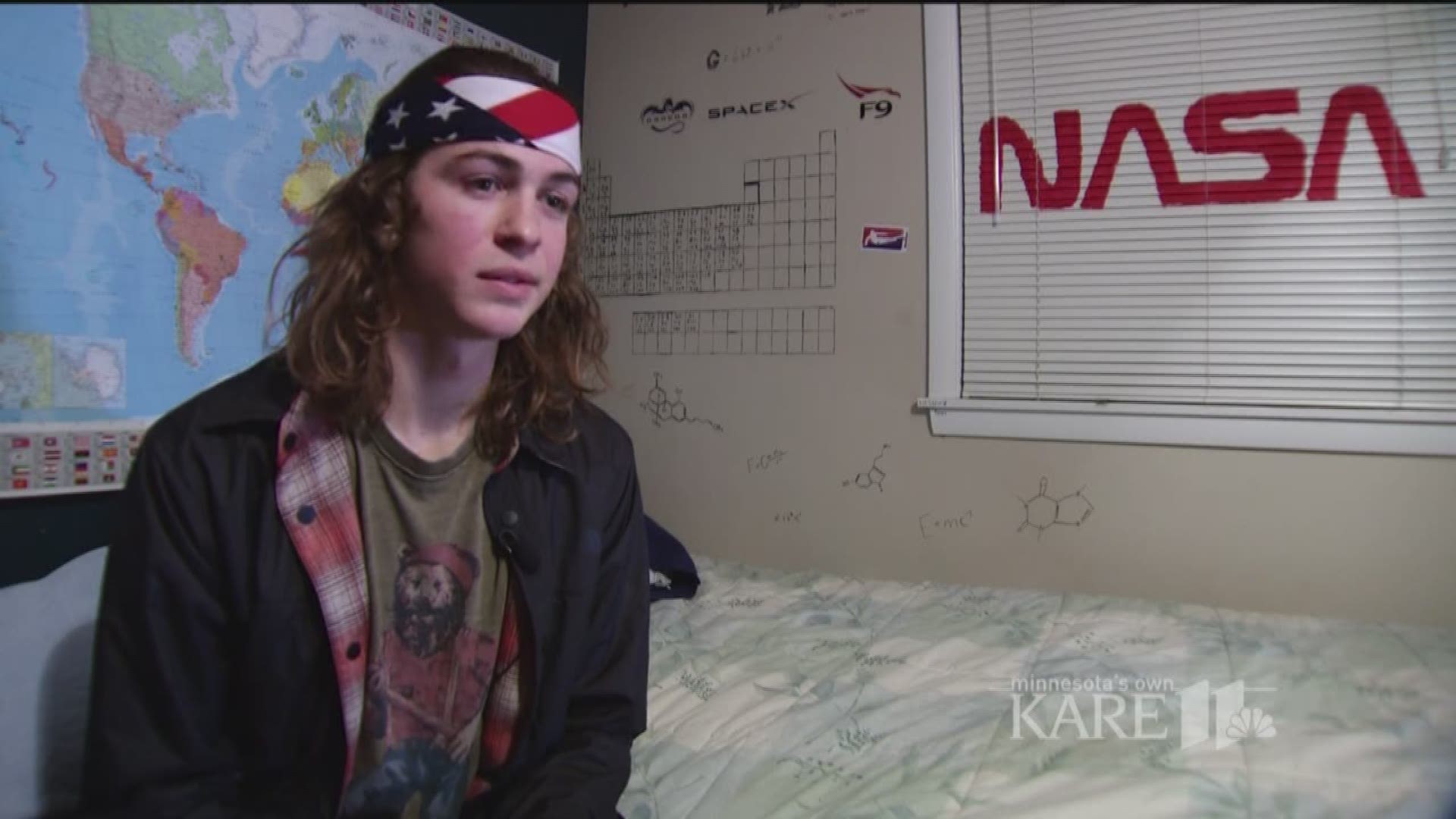 Land of 10,000 Stories: Minnesota teen sleeps outside in a hammock