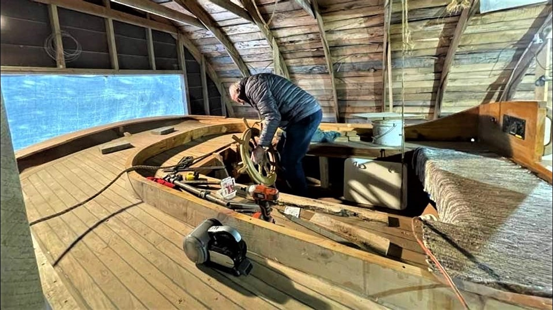 Land of 10,000 stories: Modern-day 'Noah' makes wooden boat - Vimarsana News