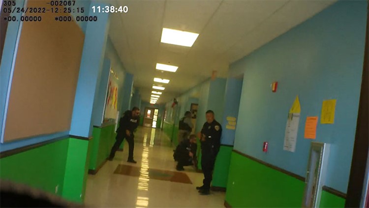 'We gotta get in there' | Uvalde officer's bodycam video shows harrowing early moments in school hallway