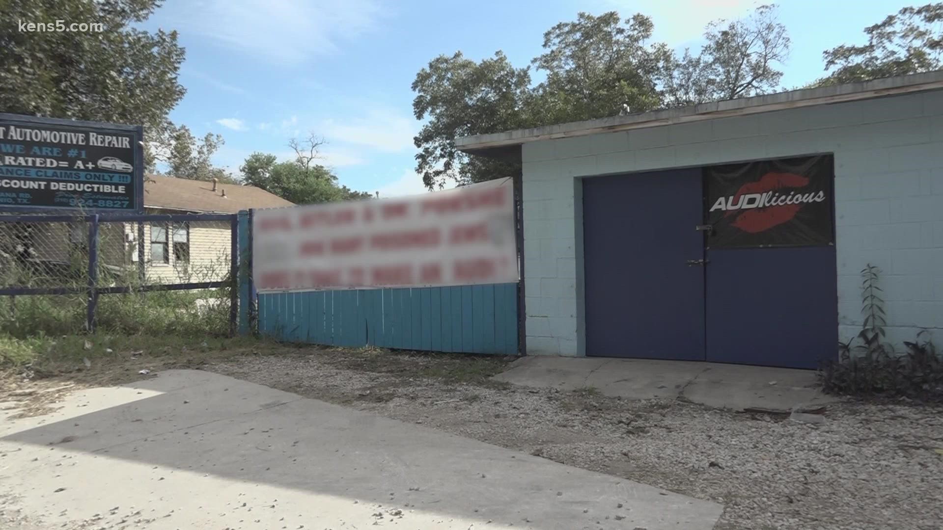 The auto repair shop's display of hate-filled rhetoric comes on the heels of last week's protests across the street from San Antonio's Jewish Community Center.
