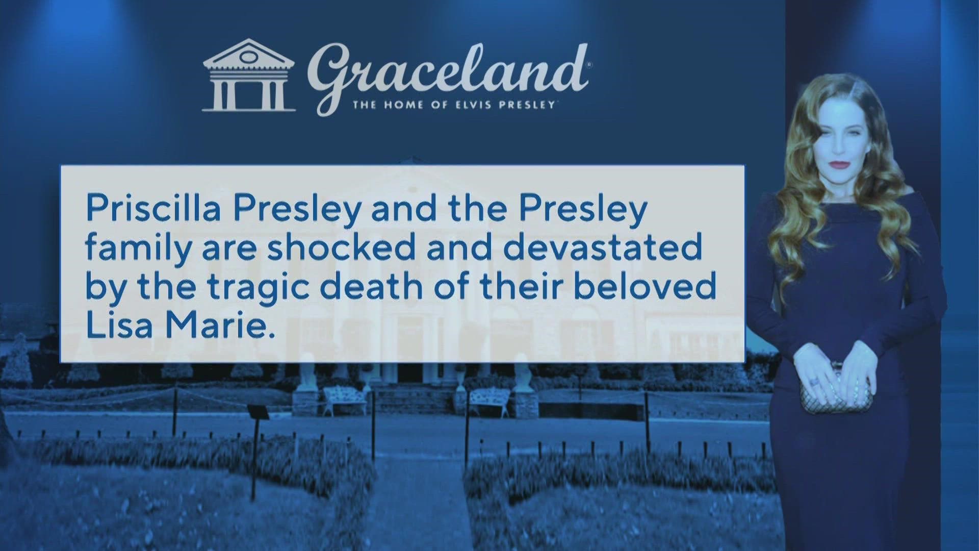 The daughter of Elvis died Thursday after a cardiac arrest.