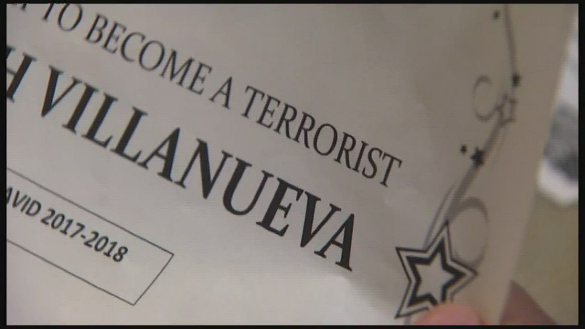 A teacher who named a student "most likely to become a terrorist" is no longer with Channelview ISD, district officials confirmed Tuesday.