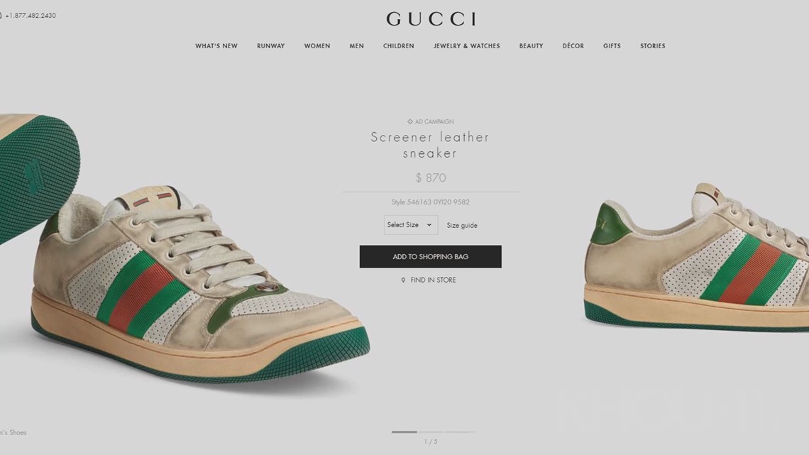 gucci scuffed shoes