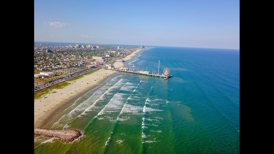 Blue water is back in Galveston