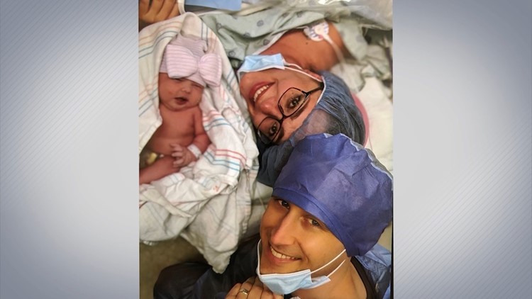 Nurse helps deliver mom and her baby 35 years apart