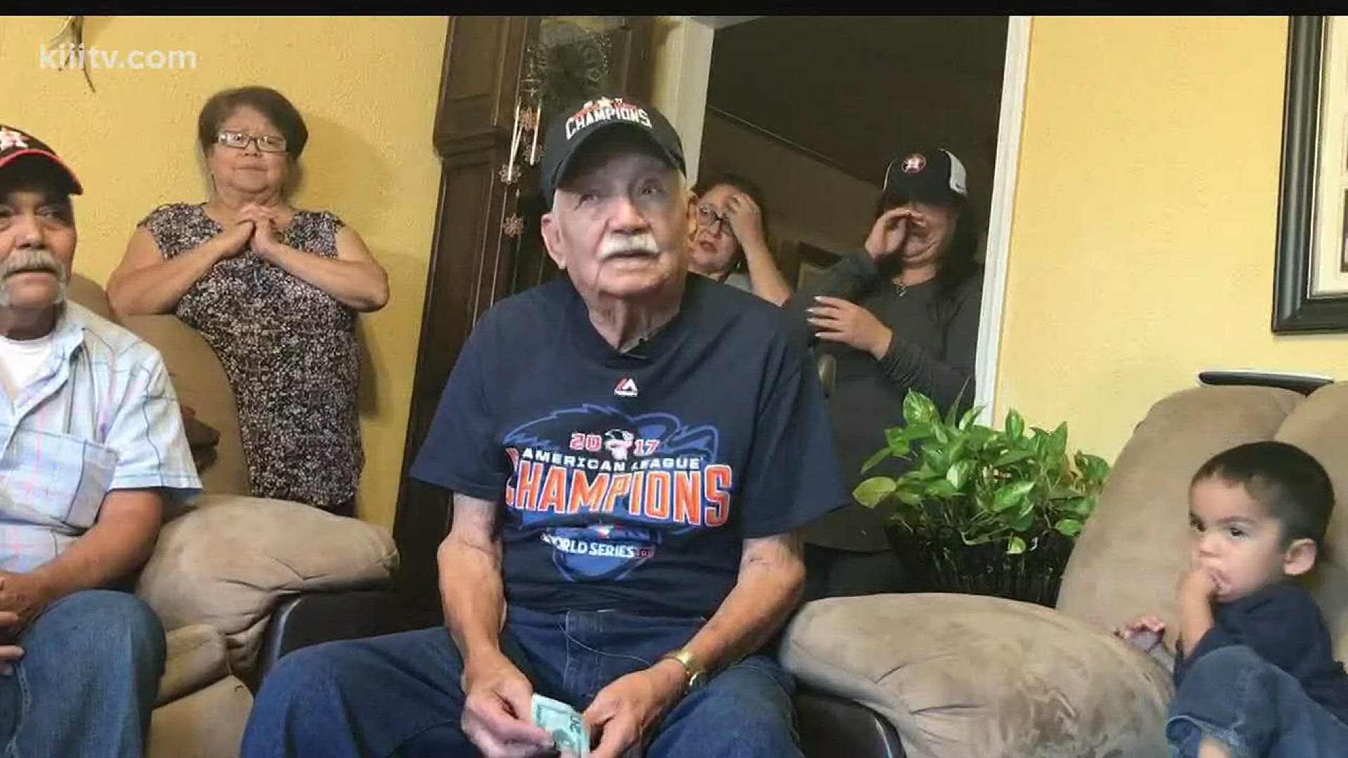 Monday 3News shared the Facebook video of Garza rooting for the Astros. "Come on, Astros!" Garza said in a video posted to Facebook. "Win this championship World Series, 2017!"
