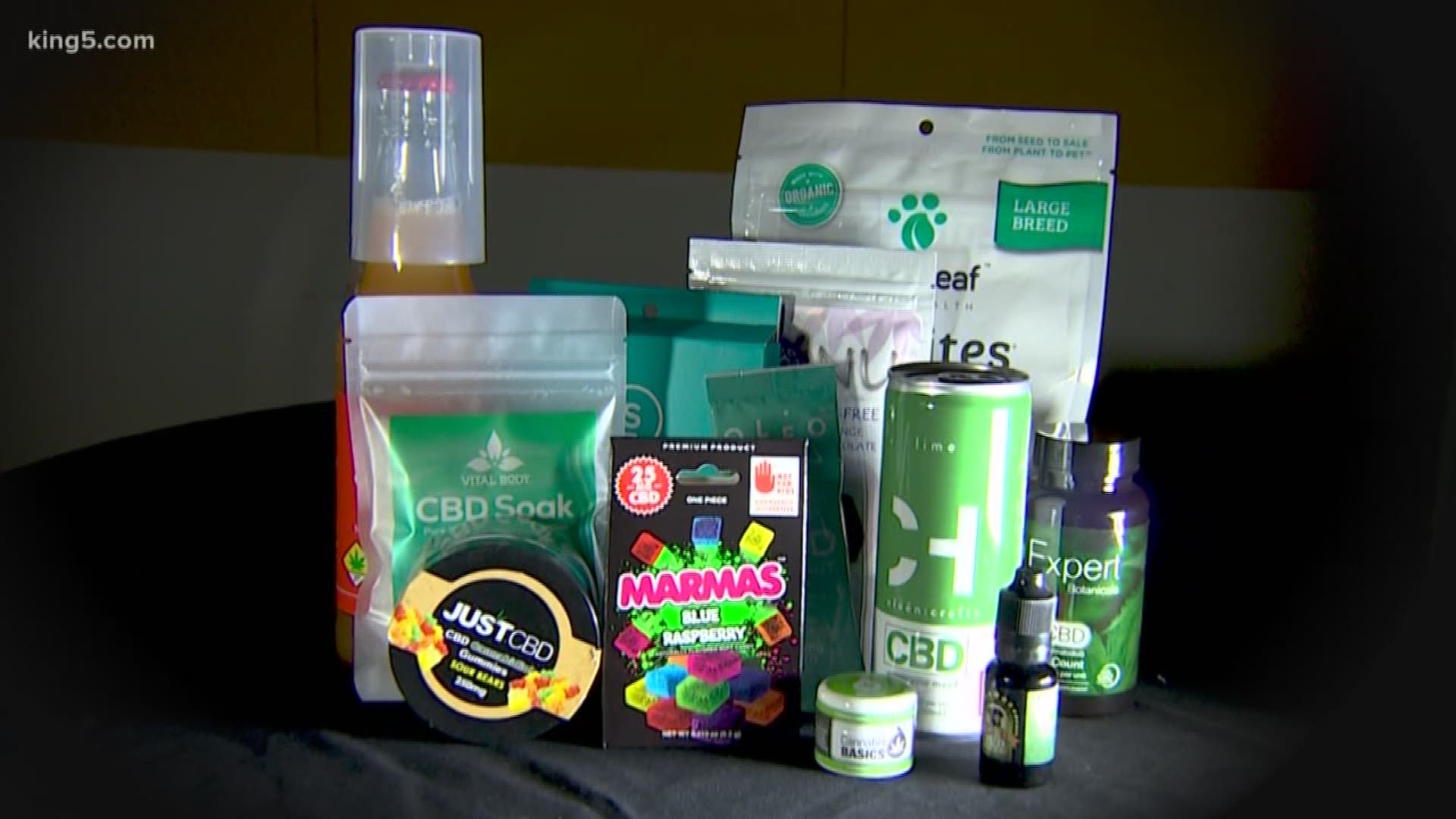 A KING 5 test puts the contents of many CBD products in dispute.