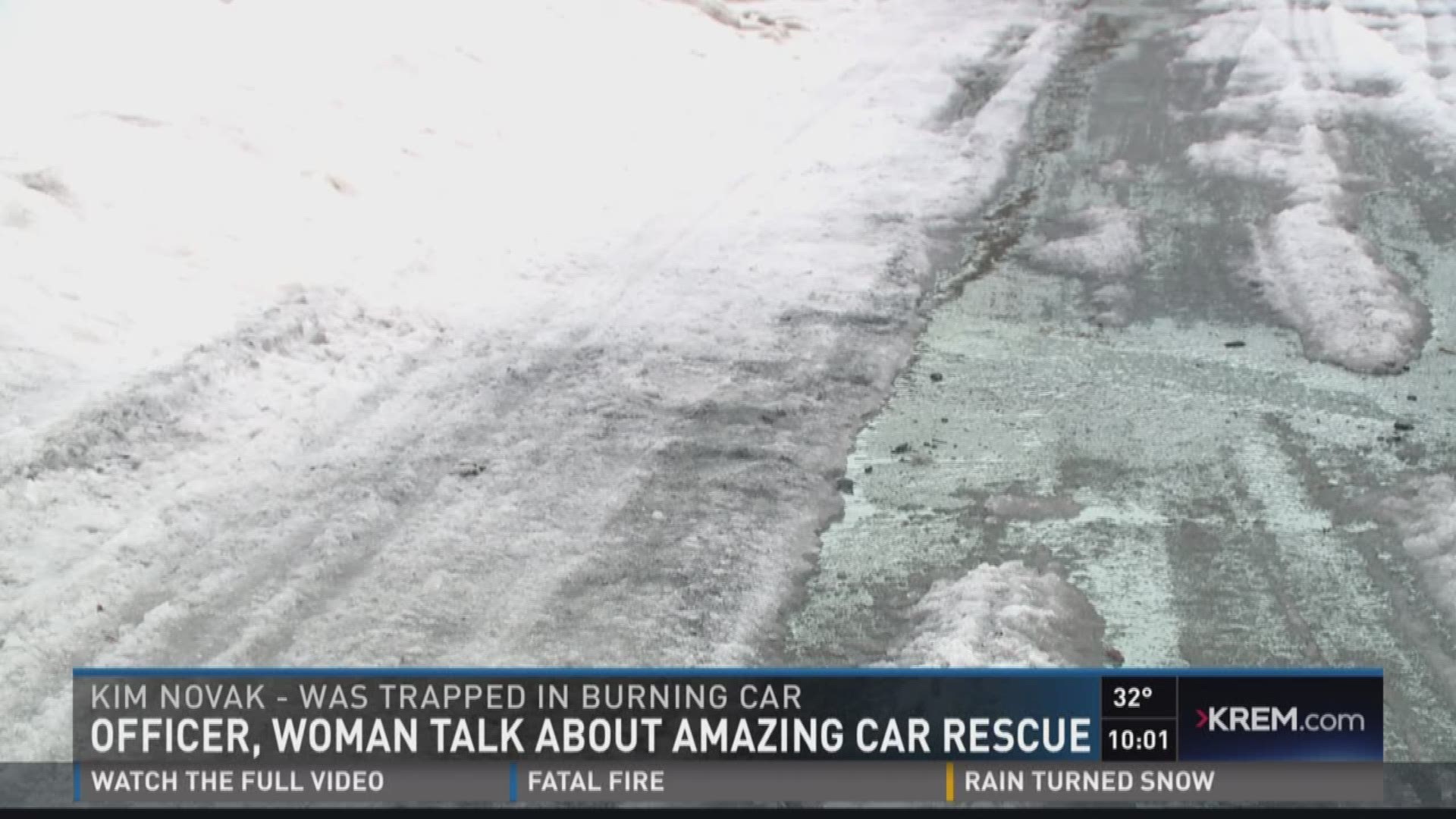 Officer, woman talk about amazing car rescue