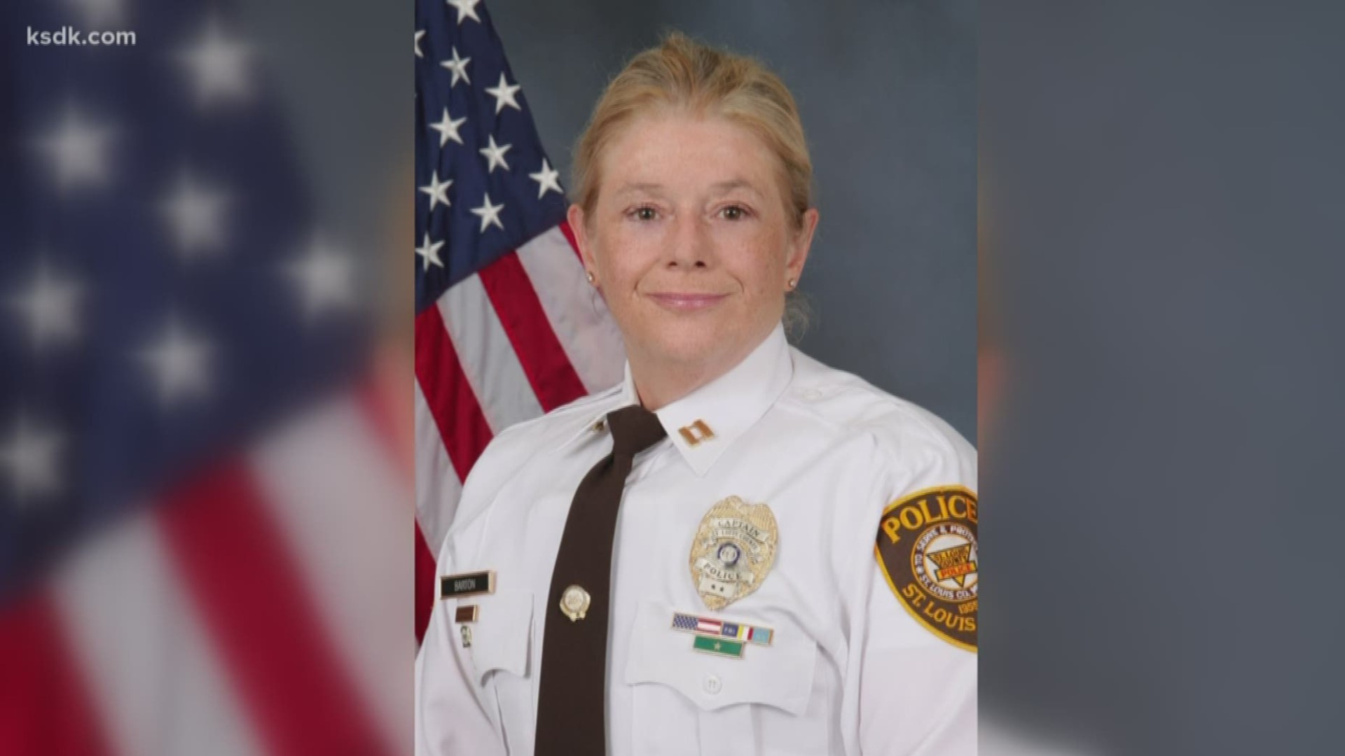 West County Precinct Captain Mary Barton was selected from eight candidates to become next chief of St. Louis County Police Department