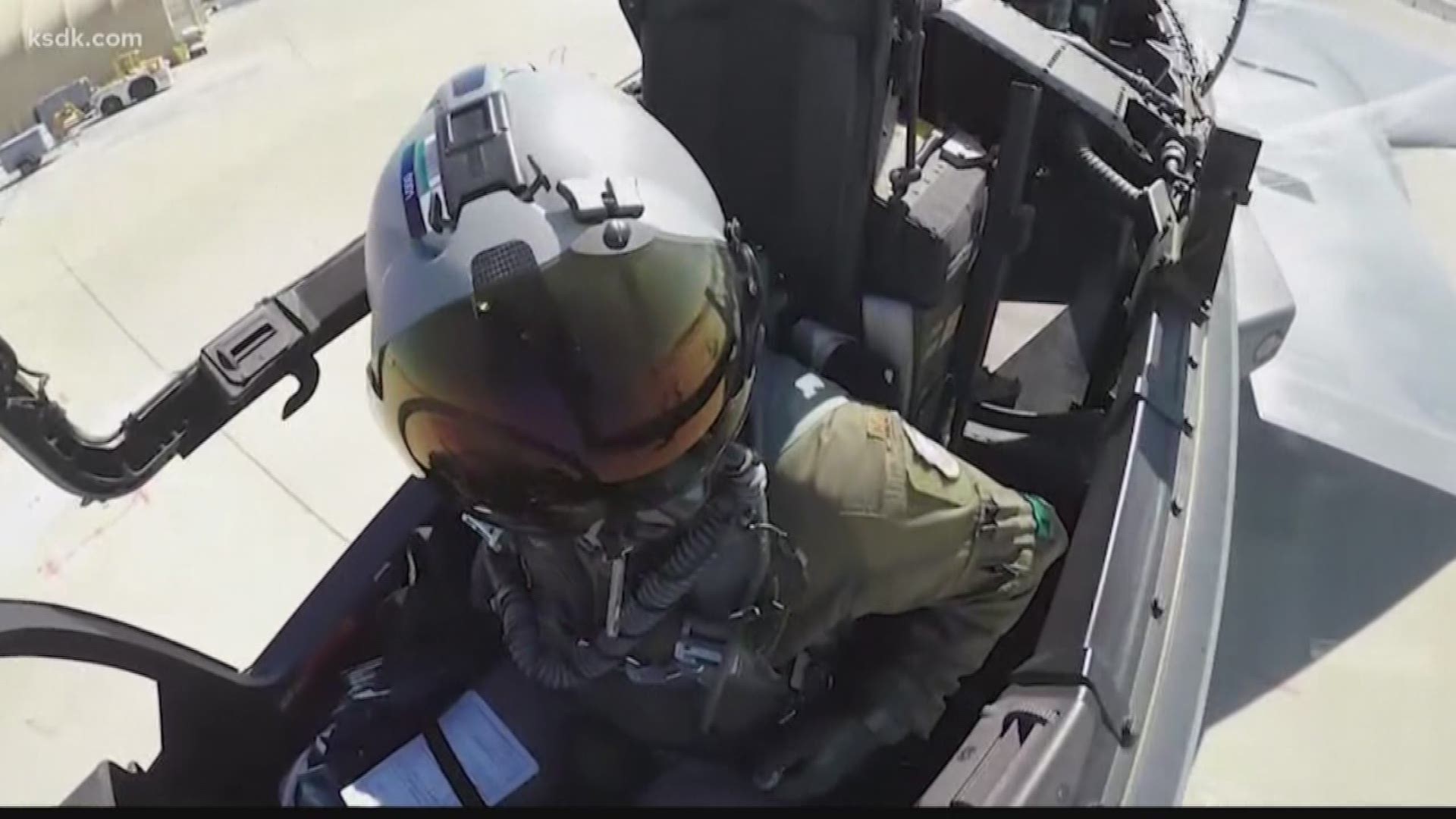 We got an exclusive chance today, to see Boeing's new advanced fighter jet. And who better to show us the F-15 E-X, than the jet's chief test pilot?