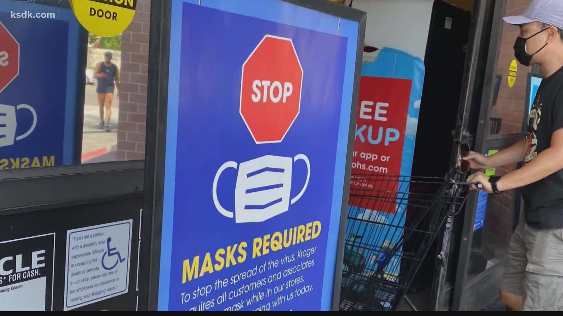 People will be required to wear masks in indoor public places