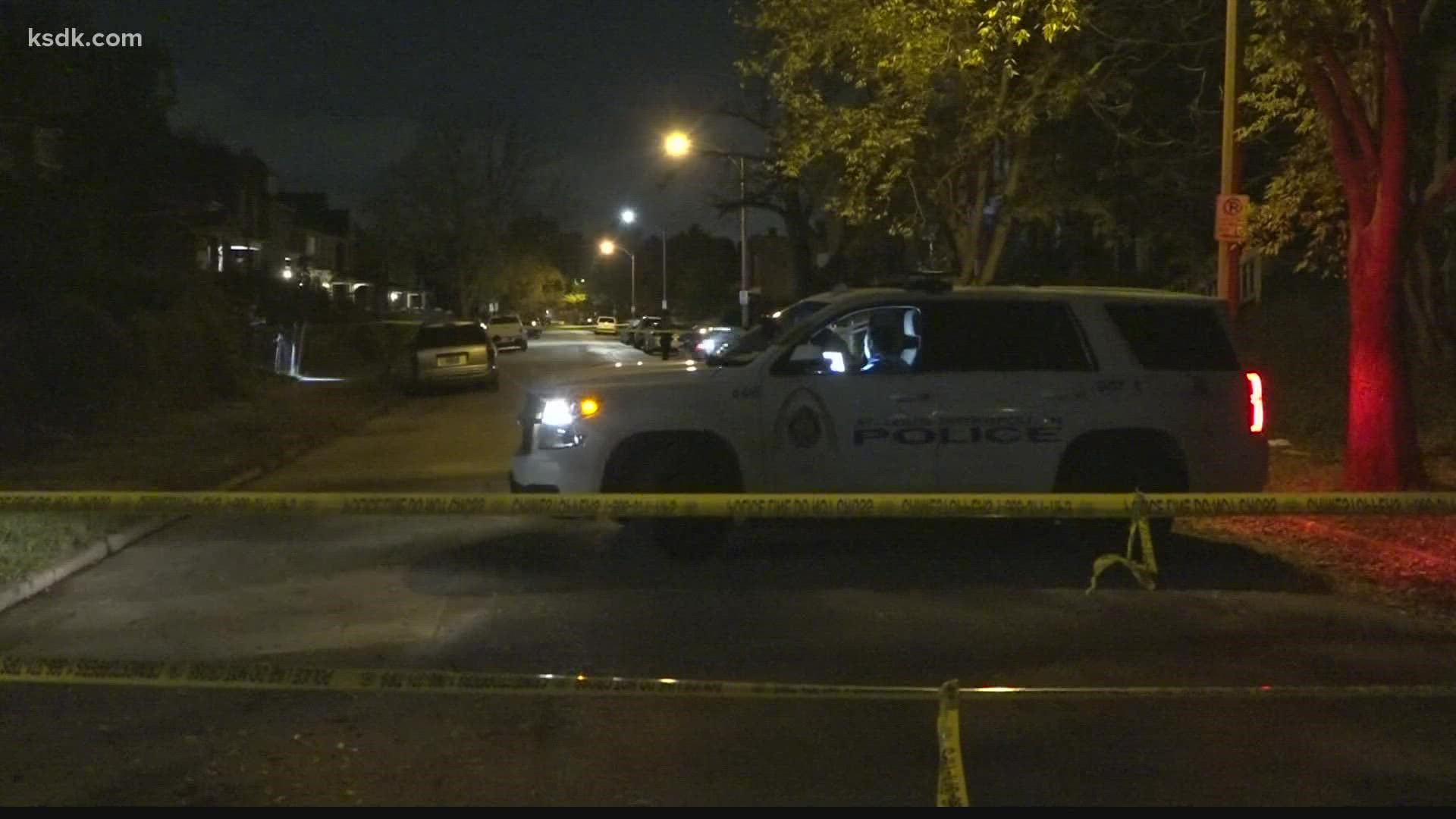 Police were investigating a shooting that left a man injured when more shots rang out. A woman was found dead.