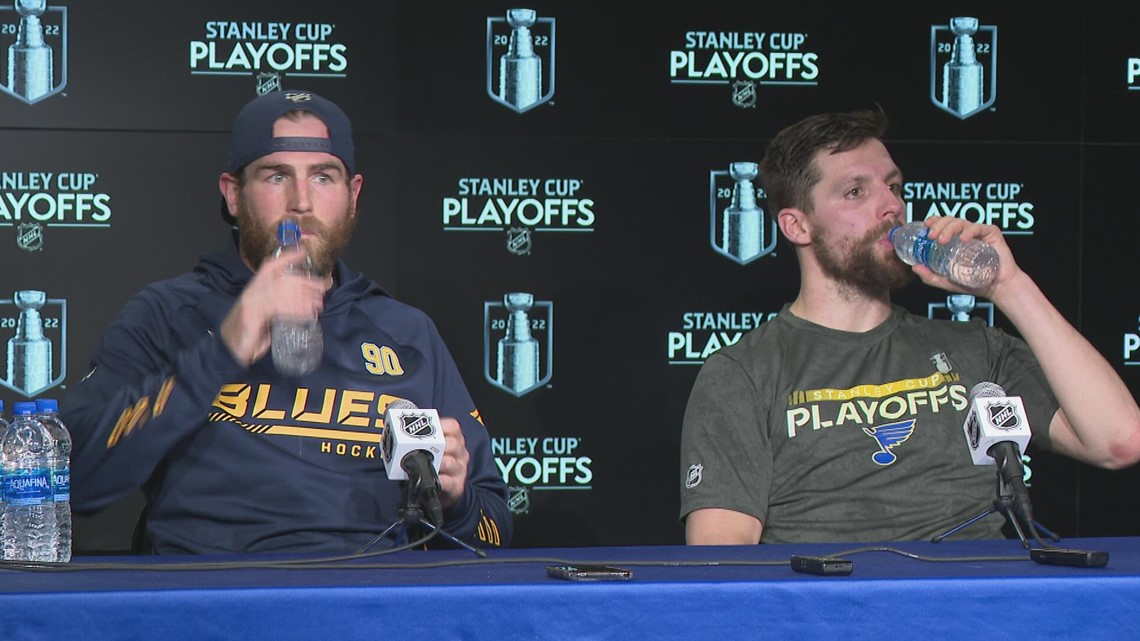 Ryan O'Reilly and David Perron discuss Blues' loss to Avalanche in Game 4