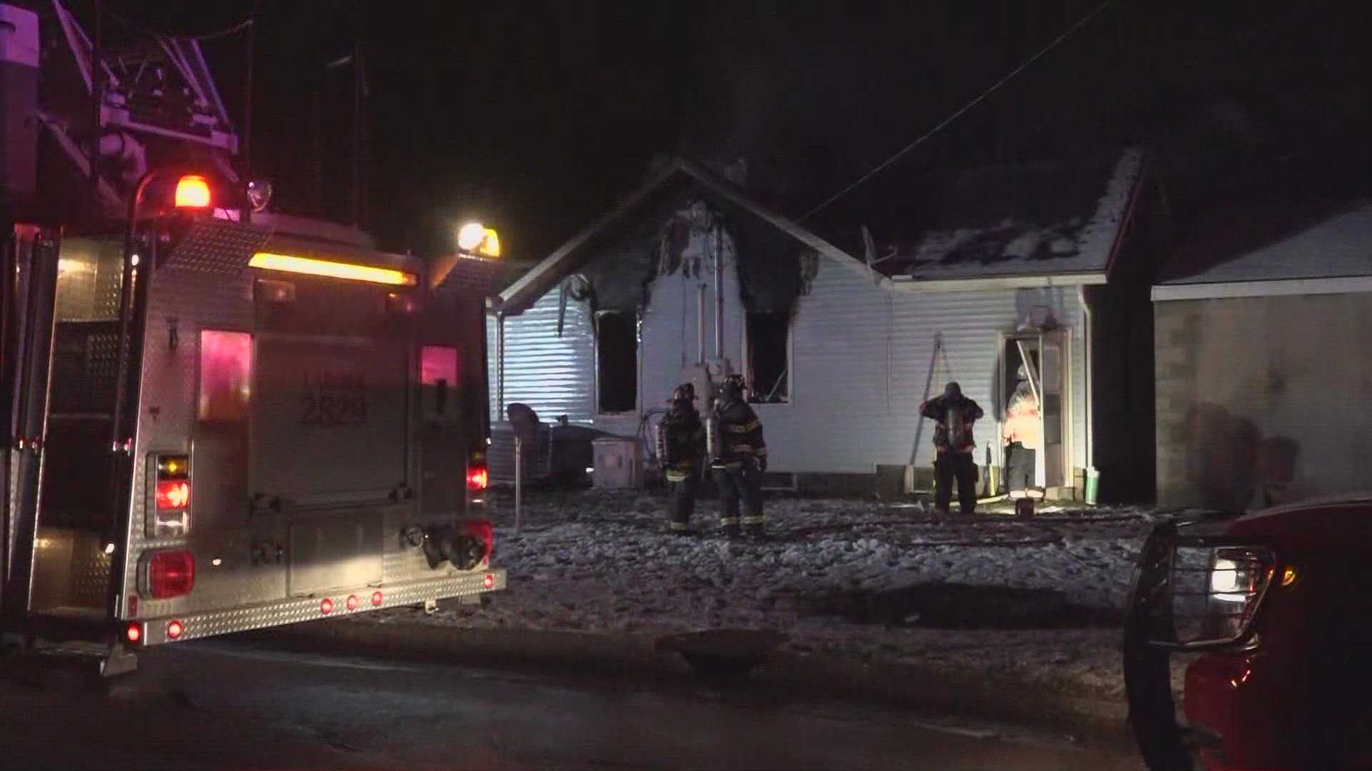 The fire began at about 5:30 a.m. on 1st Avenue in Fairview Heights. One person was killed.