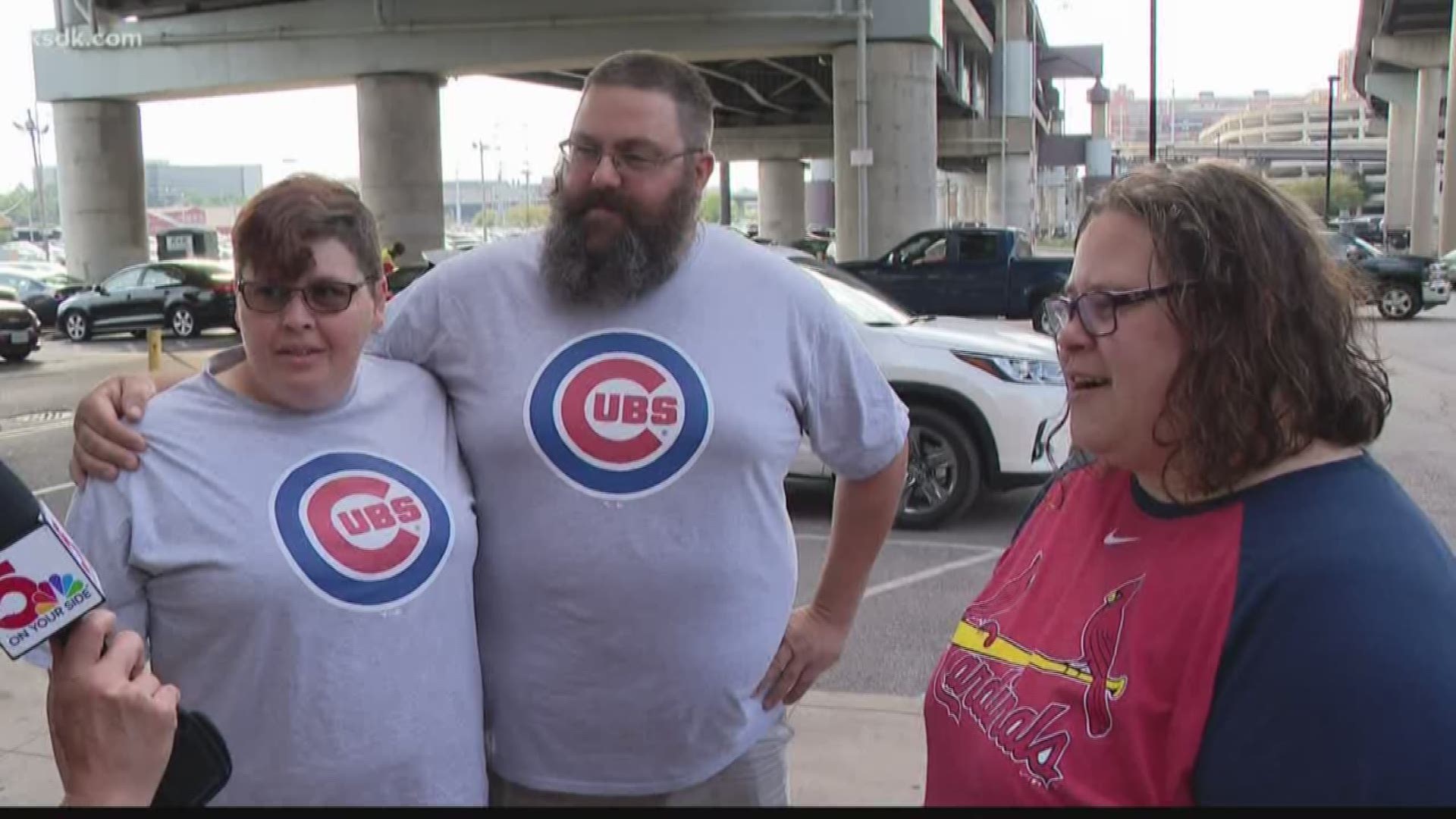 Summer Kroell couldn't have been more excited to be going to the game with her family Saturday night -- even though she's a Cardinals fan and they’re Cubs fans.
