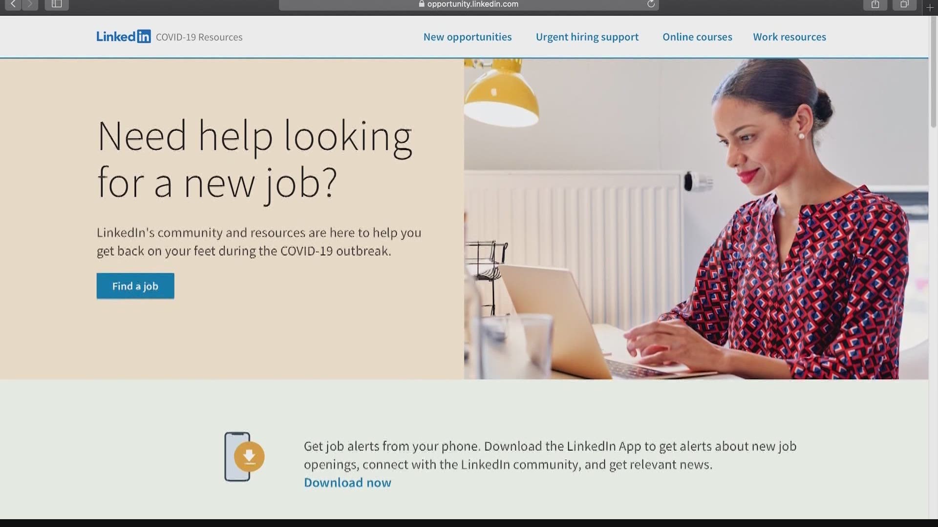 It is a difficult time to be looking for a job, but LinkedIn is here to show you what is available.