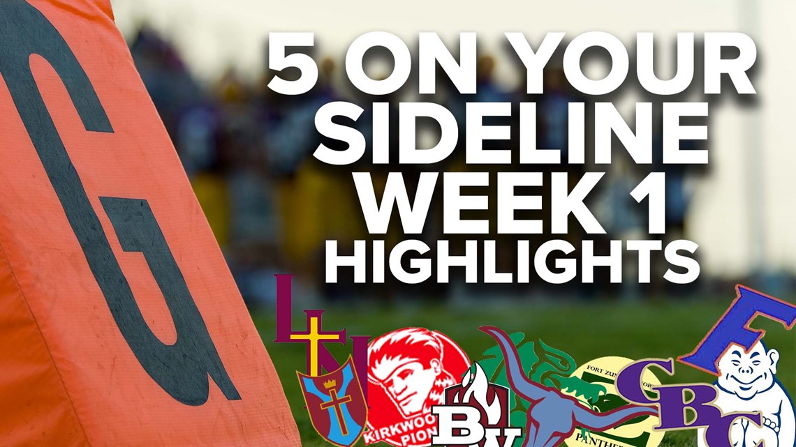 5 On Your Sideline high school football highlights: Week 1